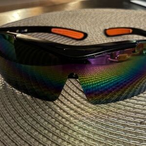 Rainbow Reflective Sports Sunglasses
